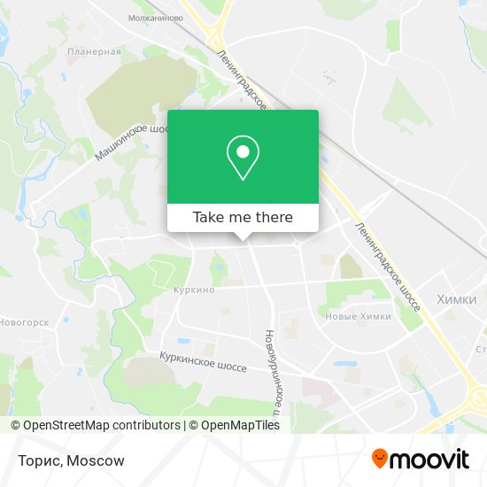 Торис map