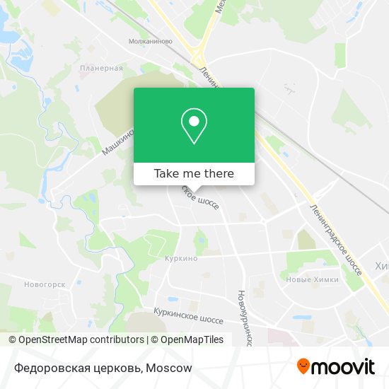 Федоровская церковь map