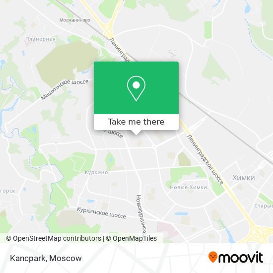 Kancpark map