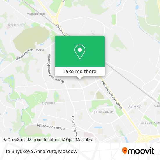 Ip Biryukova Anna Yure map