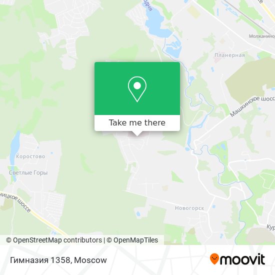 Гимназия 1358 map