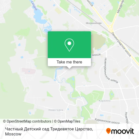 Частный Детский сад Тридевятое Царство map