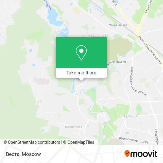 Веста map