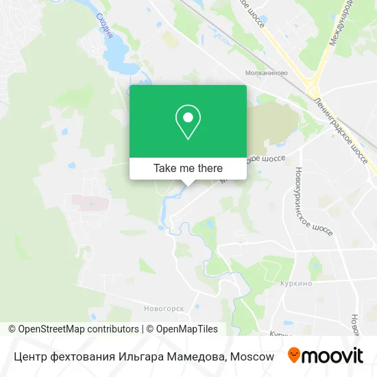 Центр фехтования Ильгара Мамедова map