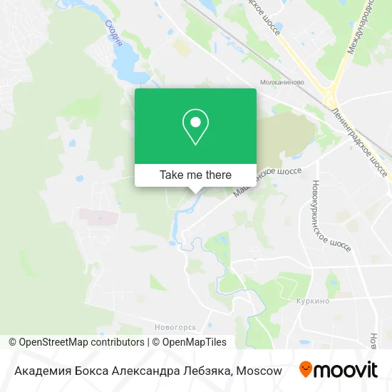 Академия Бокса Александра Лебзяка map