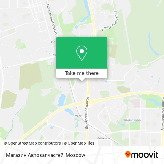 Магазин Автозапчастей map