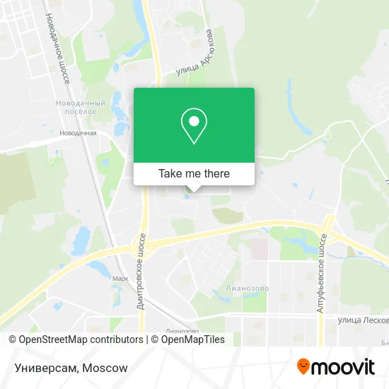 Универсам map