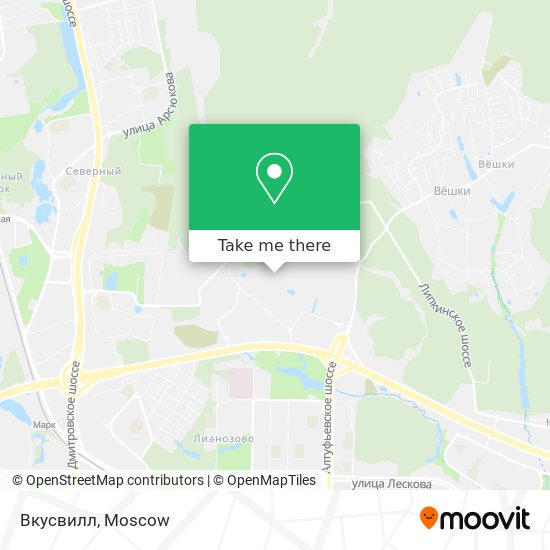 Вкусвилл map