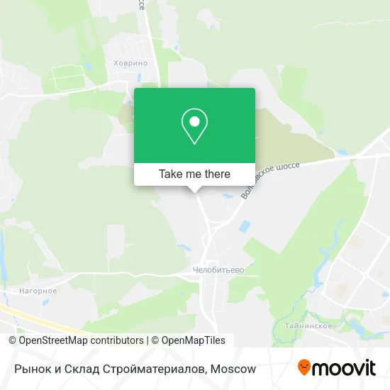 Рынок и Склад Стройматериалов map