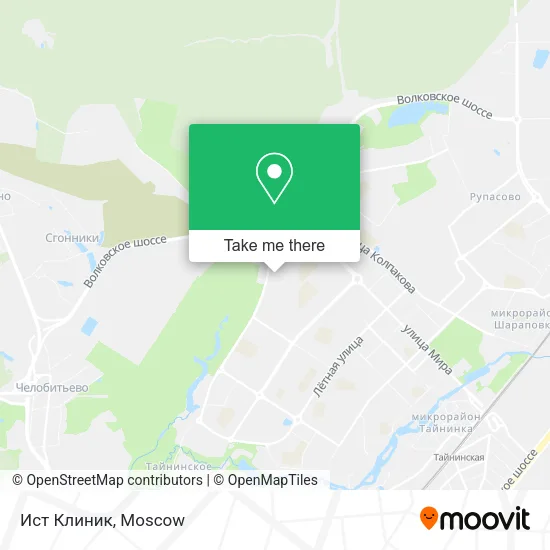 Ист Клиник map