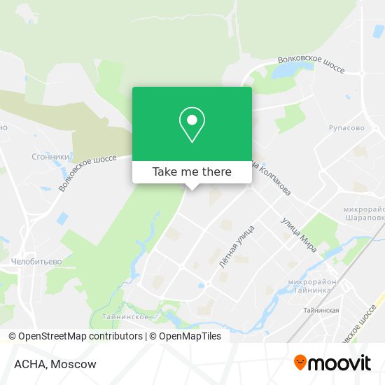 АСНА map