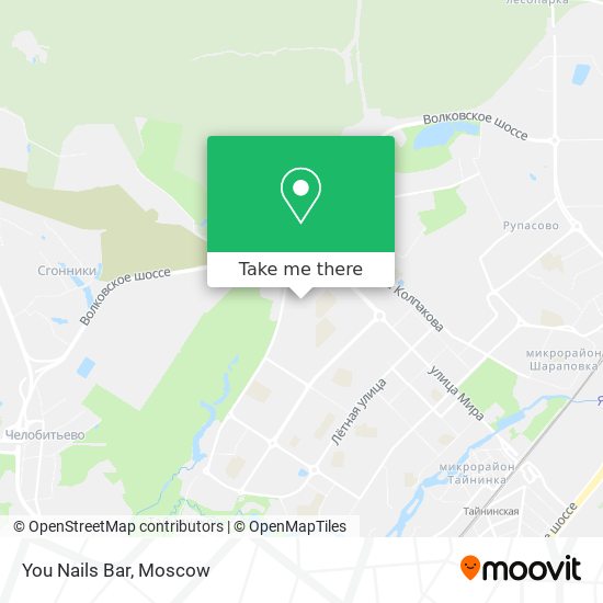 You Nails Bar map