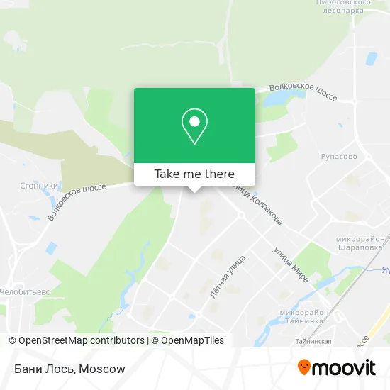 Бани Лось map