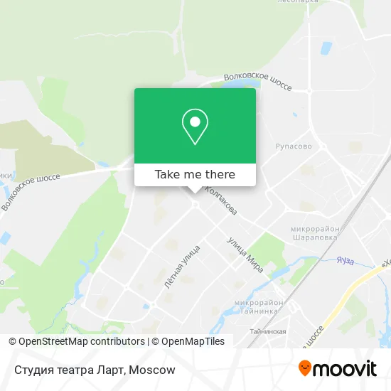 Студия театра Ларт map