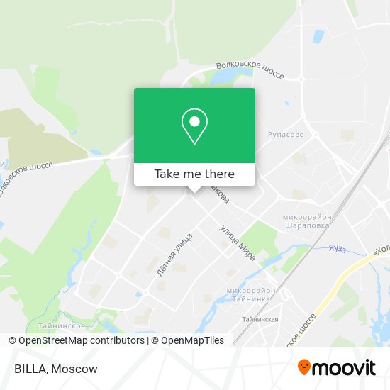 BILLA map