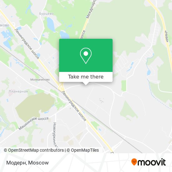 Модерн map