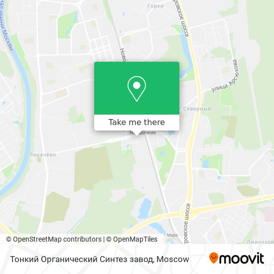 Тонкий Органический Синтез завод map