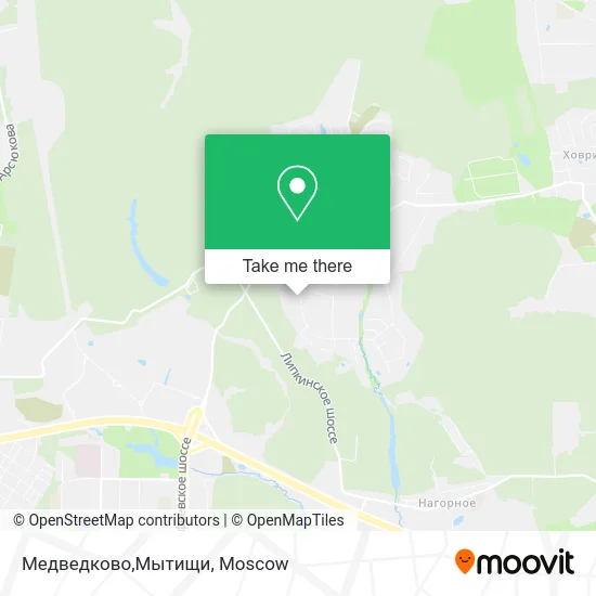 Медведково,Мытищи map