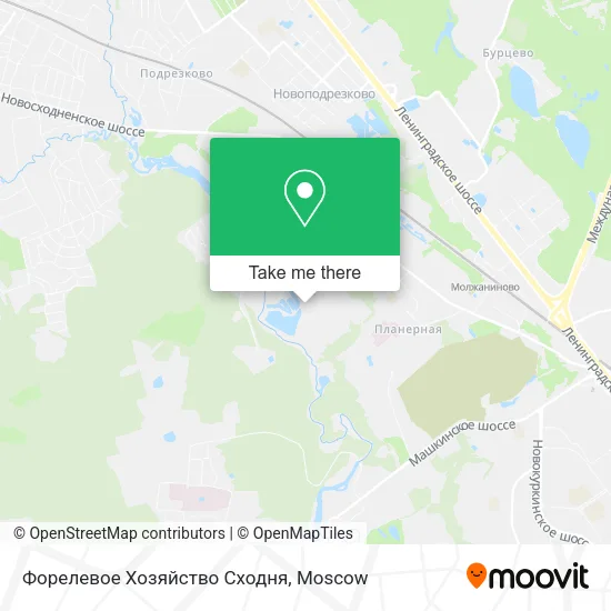 Форелевое Хозяйство Сходня map
