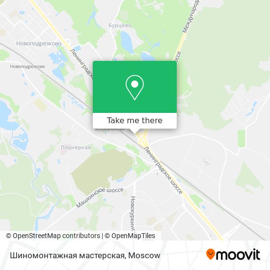 Шиномонтажная мастерская map