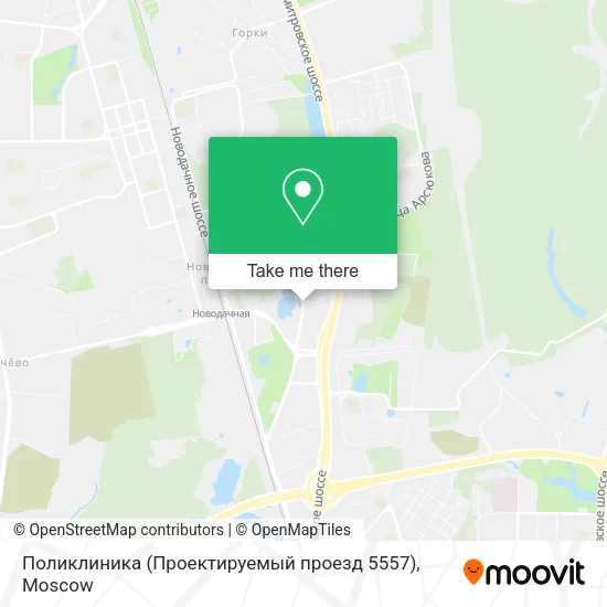 Поликлиника (Проектируемый проезд 5557) map