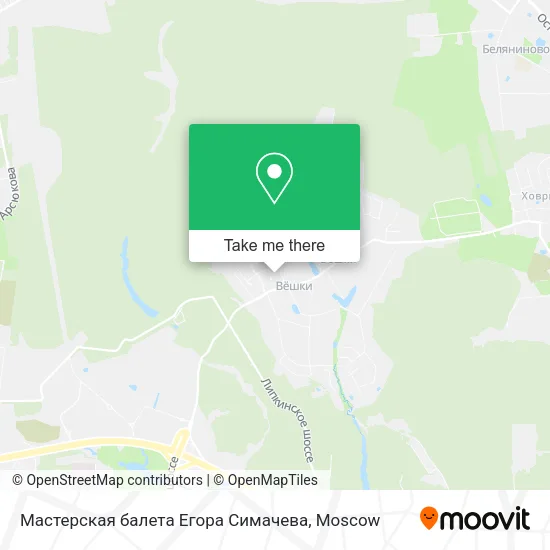 Мастерская балета Егора Симачева map