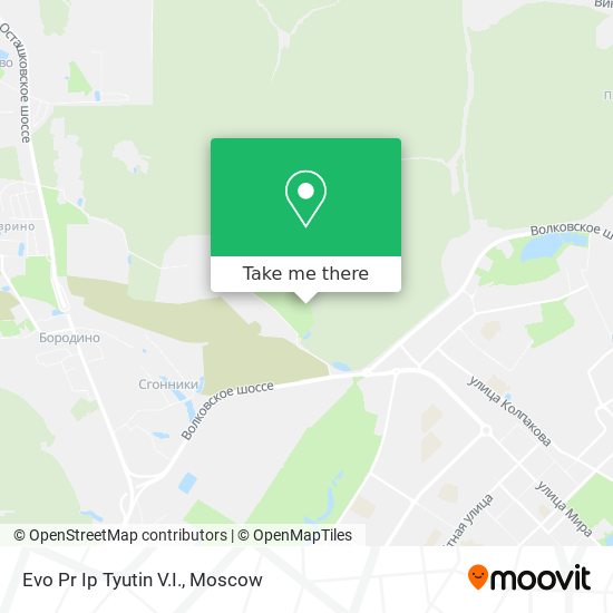 Evo Pr Ip Tyutin V.I. map