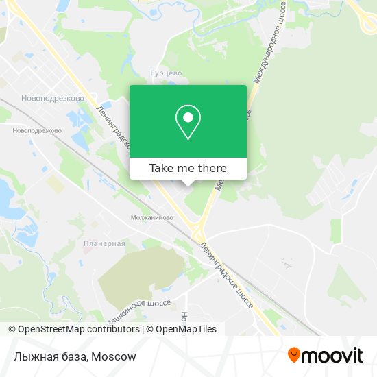 Лыжная база map