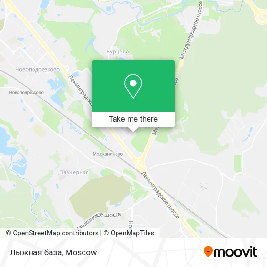 Лыжная база map