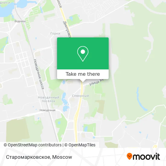 Старомарковское map