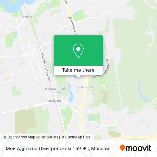 Мой Адрес на Дмитровском 169 Жк map