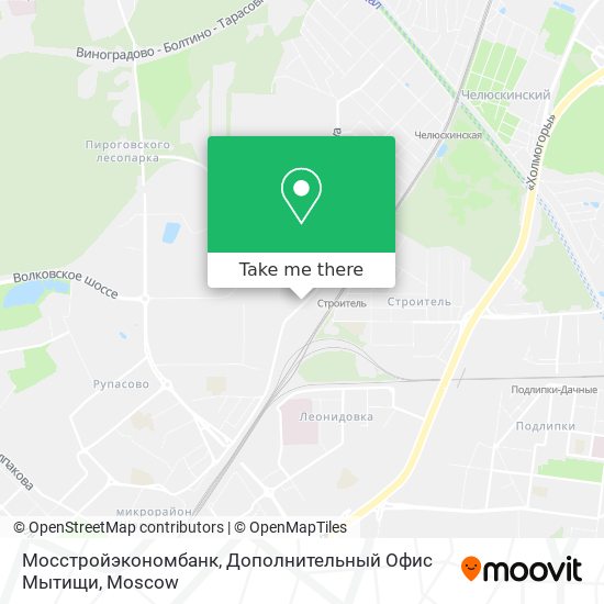 Мосстройэкономбанк, Дополнительный Офис Мытищи map