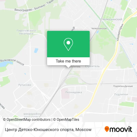 Центр Детско-Юношеского спорта map