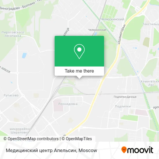Медицинский центр Апельсин map