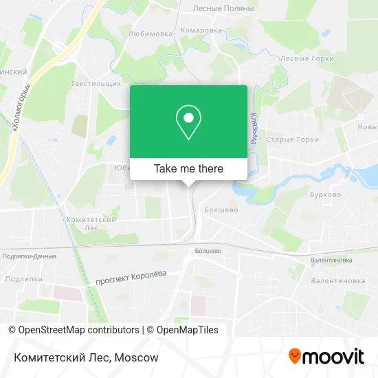 Комитетский Лес map