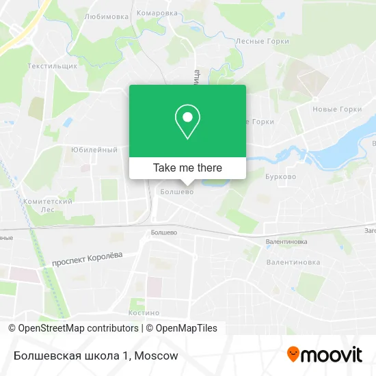 Болшевская школа 1 map