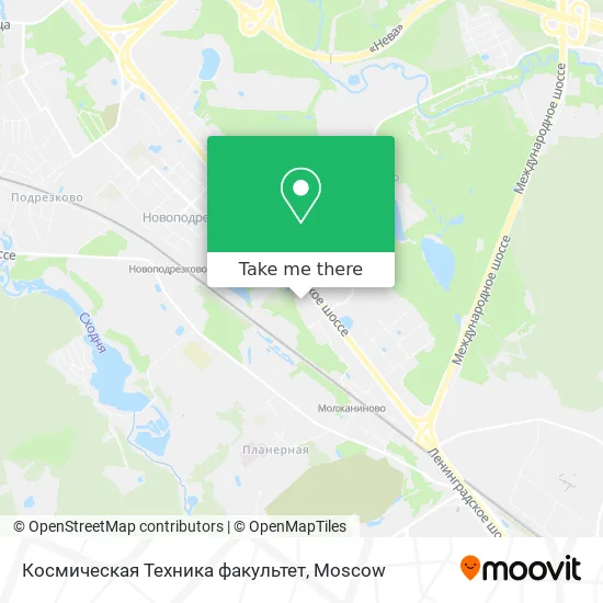 Космическая Техника факультет map