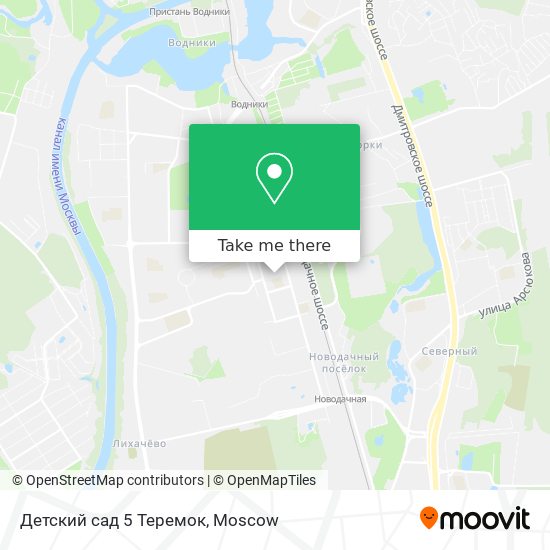 Детский сад 5 Теремок map