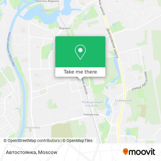 Автостоянка map