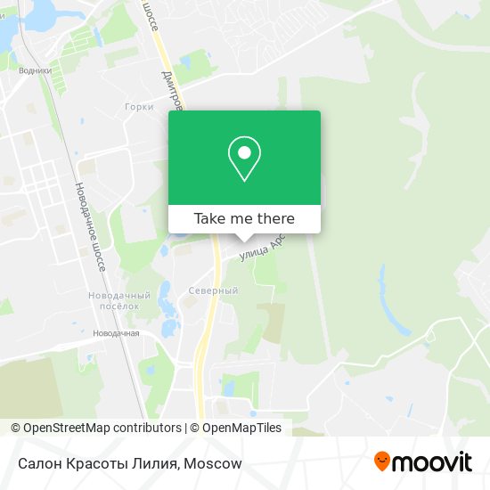 Салон Красоты Лилия map