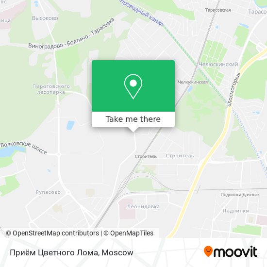 Приём Цветного Лома map