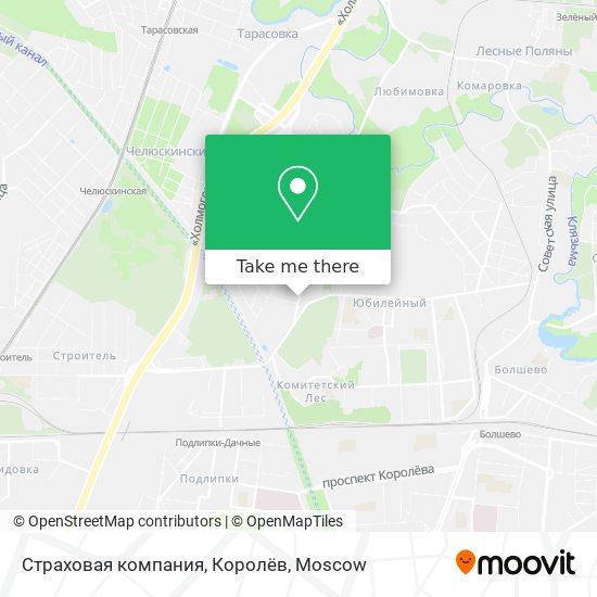 Страховая компания, Королёв map