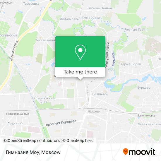 Гимназия Моу map