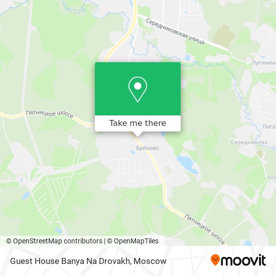 Guest House Banya Na Drovakh map