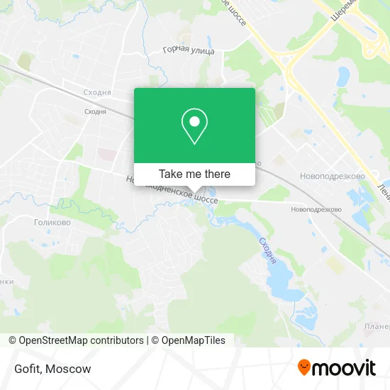 Gofit map