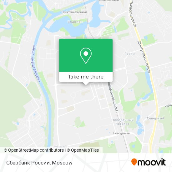 Сбербанк России map