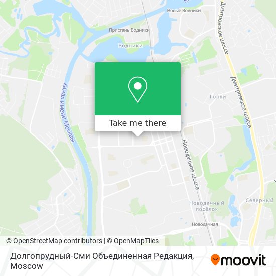 Долгопрудный-Сми Объединенная Редакция map