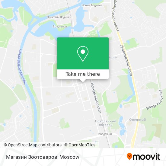 Магазин Зоотоваров map