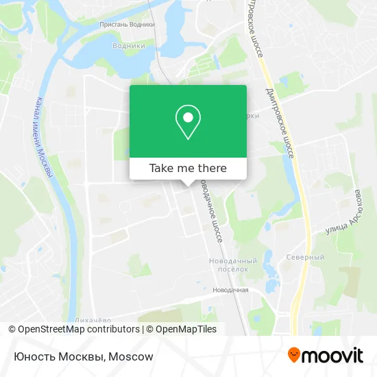 Юность Москвы map