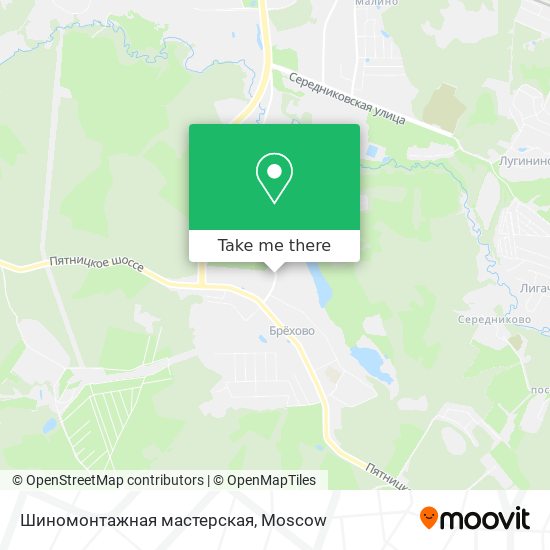 Шиномонтажная мастерская map